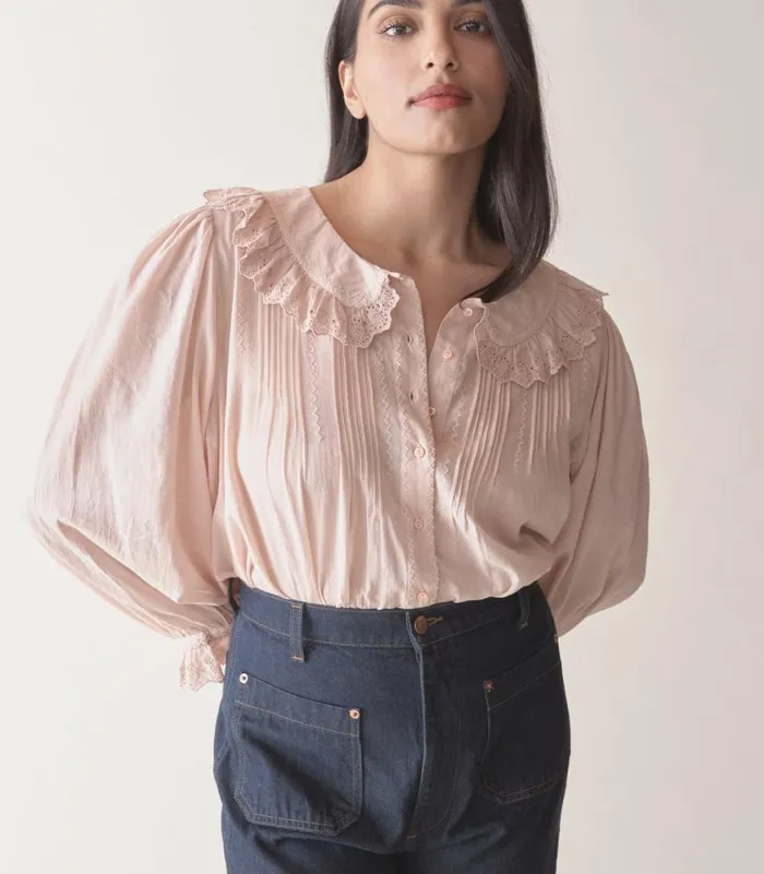 HELENE TOP Sundried Rose Shop DEN Tops
