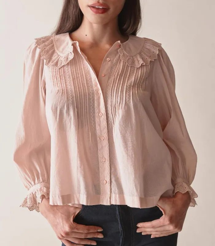 HELENE TOP Sundried Rose Shop DEN Tops