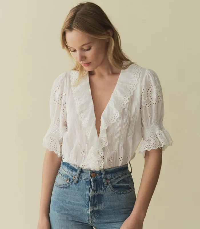 HENRI TOP Salt Eyelet Shop DEN Tops