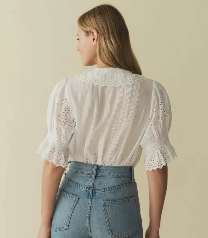 HENRI TOP Salt Eyelet Shop DEN Tops