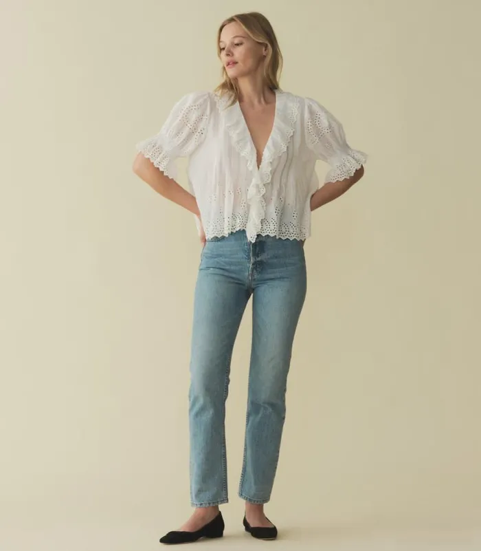 HENRI TOP Salt Eyelet Shop DEN Tops