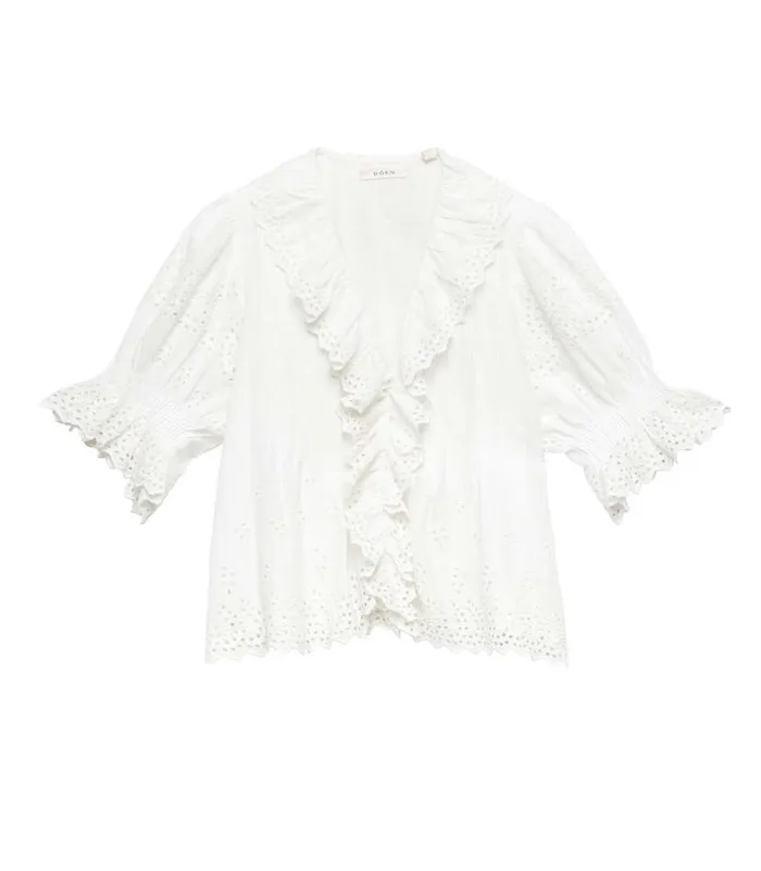 HENRI TOP Salt Eyelet Shop DEN Tops