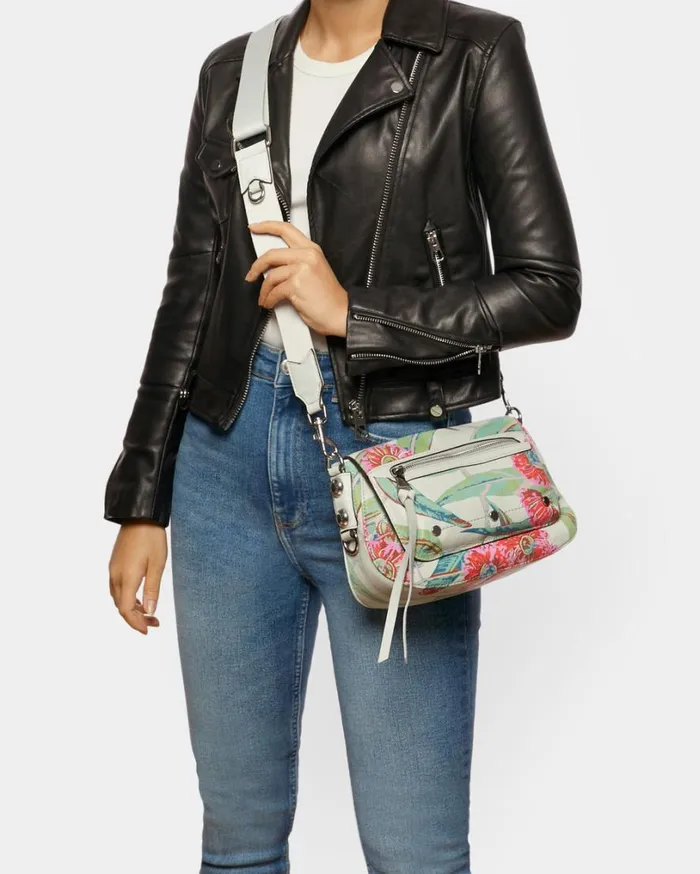 High Riser Crossbody Eucalyptus Print Women Aimee Kestenberg Crossbody Bags