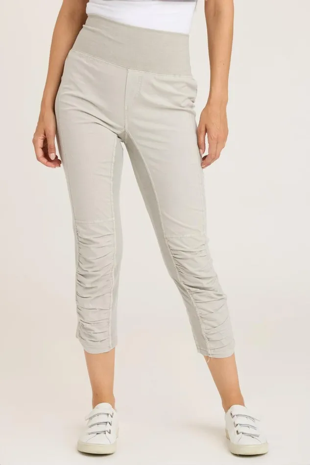 High Waist Jetter Whitecap Pigment Clothing XCVI Leggings