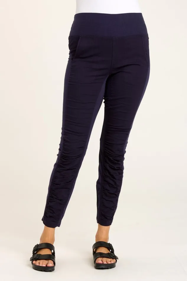 High Waist Penny Legging Navy Clothing XCVI Leggings