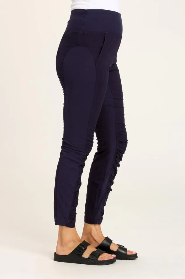 High Waist Penny Legging Navy Clothing XCVI Leggings