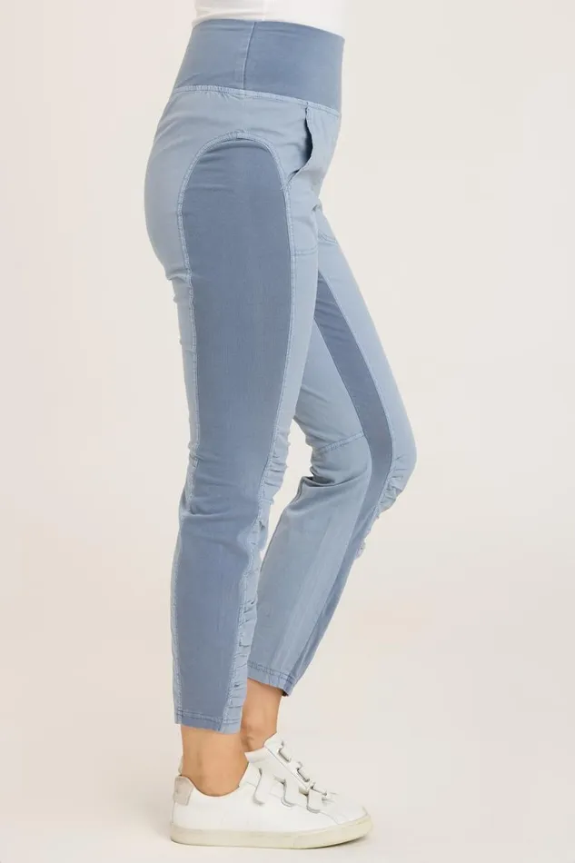 High Waist Penny Legging Orion Blue Pigment Clothing XCVI Leggings