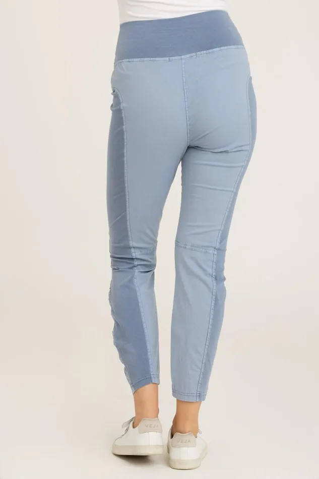 High Waist Penny Legging Orion Blue Pigment Clothing XCVI Leggings