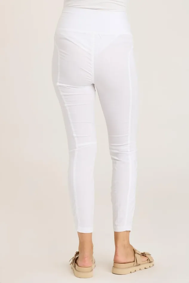 High Waist Penny Legging White Clothing XCVI Leggings