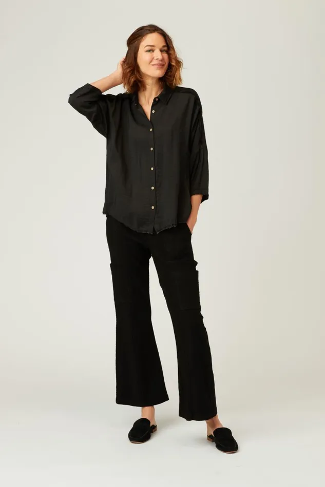 Hollis Pant Black Double Dye Clothing XCVI Pants
