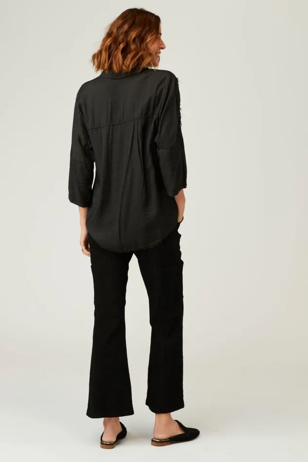 Hollis Pant Black Double Dye Clothing XCVI Pants