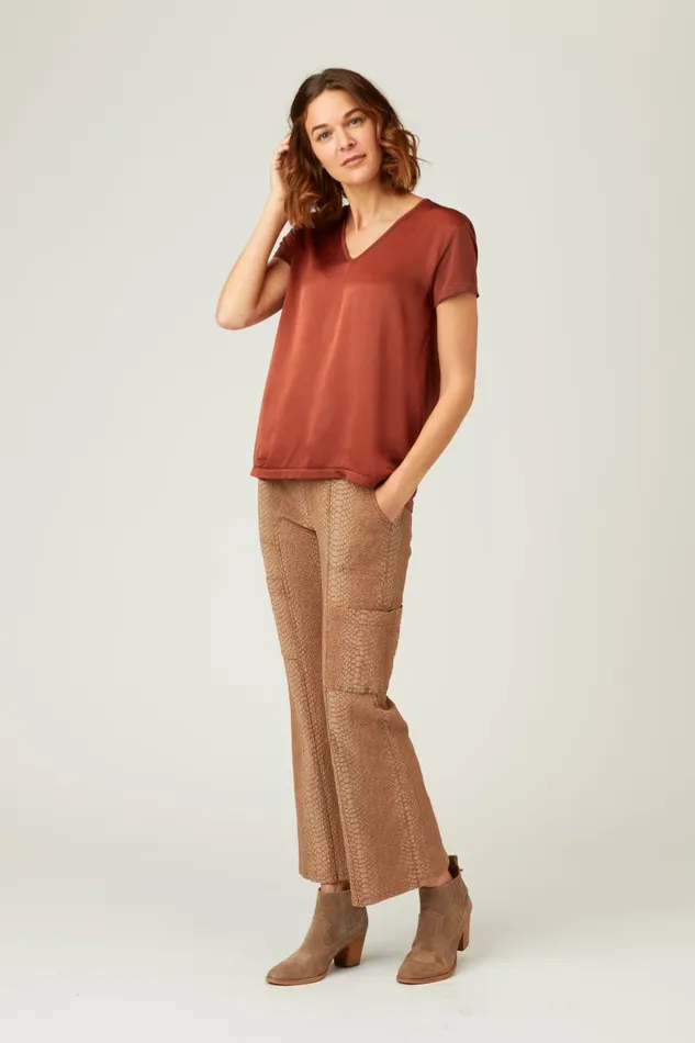 Hollis Pant Cypress Bark Pigment Clothing XCVI Pants