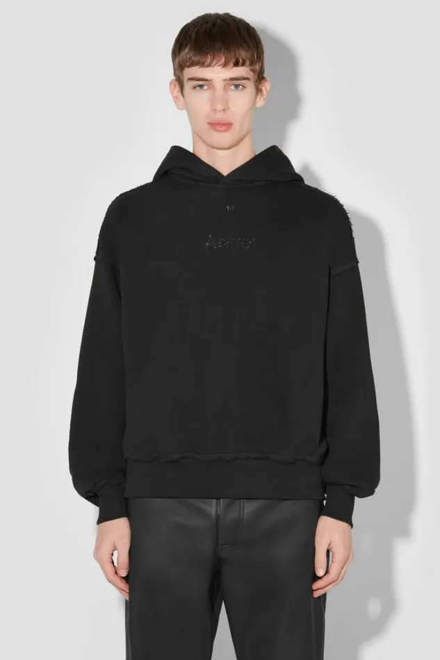 Hoodies and Sweats Men MISBHV Angel Glitter Hoodie Black