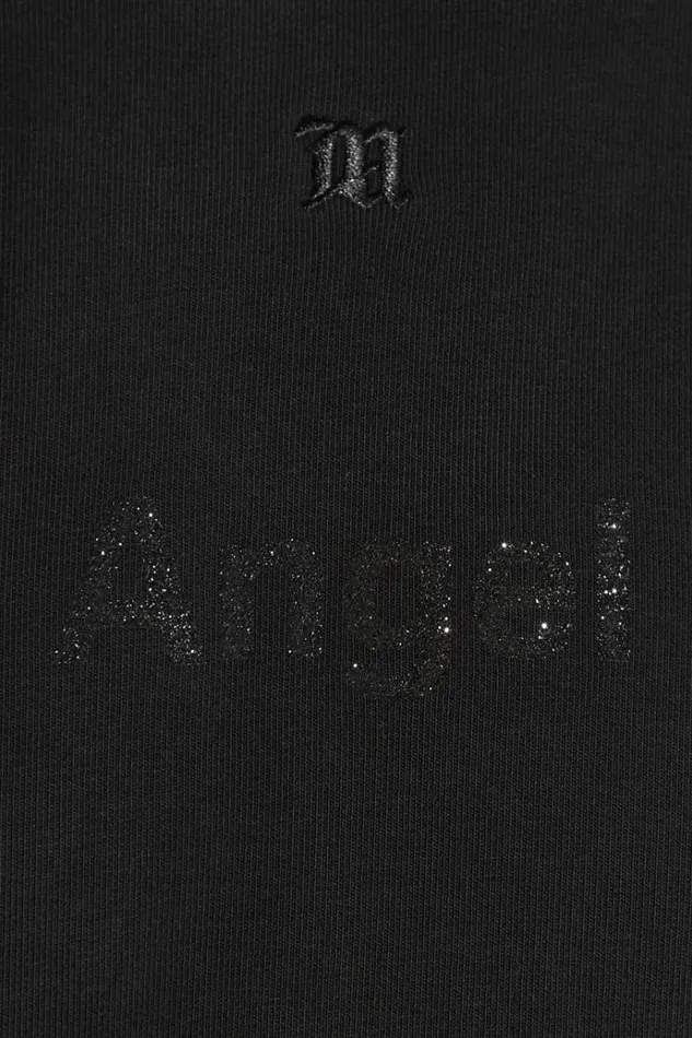 Hoodies and Sweats Men MISBHV Angel Glitter Hoodie Black