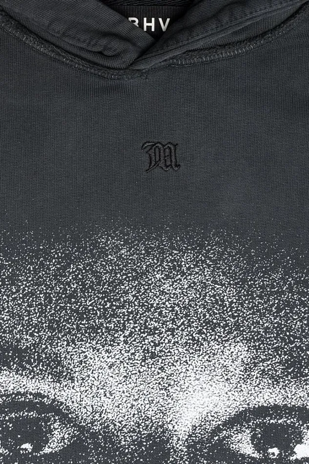 Hoodies and Sweats WomenMen MISBHV Mush Hoodie Washed Black