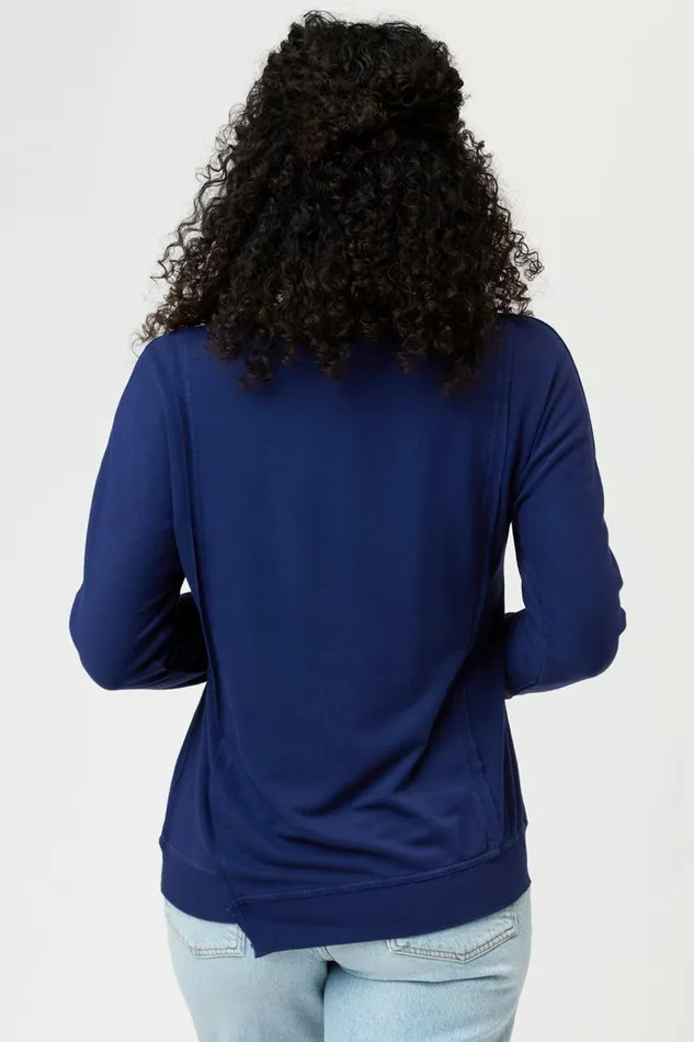 Hotah Pullover Hague Blue Clothing XCVI Sweatshirts
