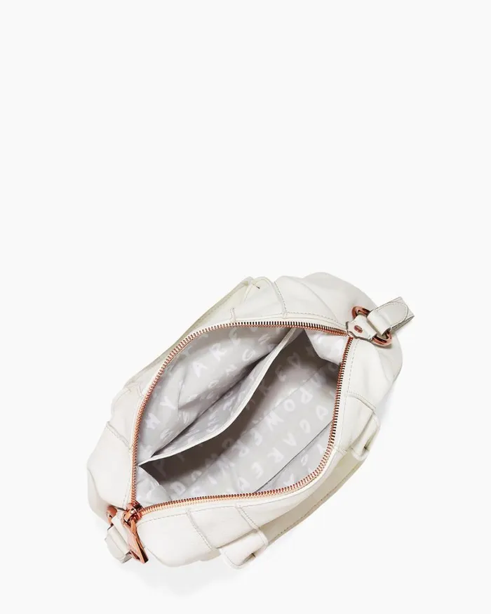 Hudson Mini Satchel Vanilla Ice With Chocolate Rose Gold Women Aimee Kestenberg Satchels