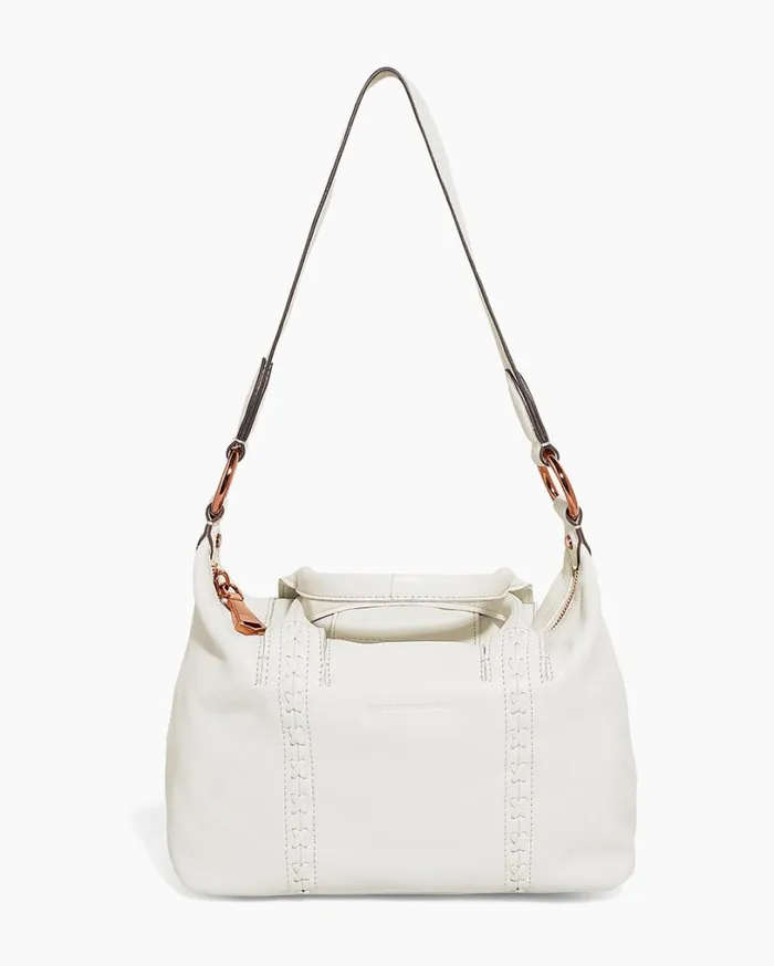 Hudson Mini Satchel Vanilla Ice With Chocolate Rose Gold Women Aimee Kestenberg Satchels