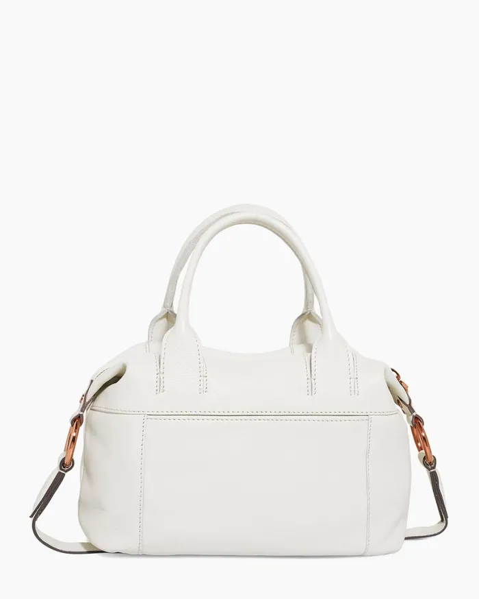 Hudson Mini Satchel Vanilla Ice With Chocolate Rose Gold Women Aimee Kestenberg Satchels