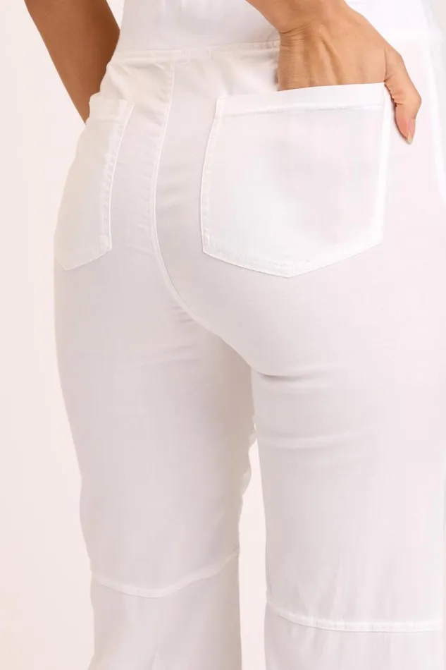 Hydra Flare Pant White Clothing XCVI Pants