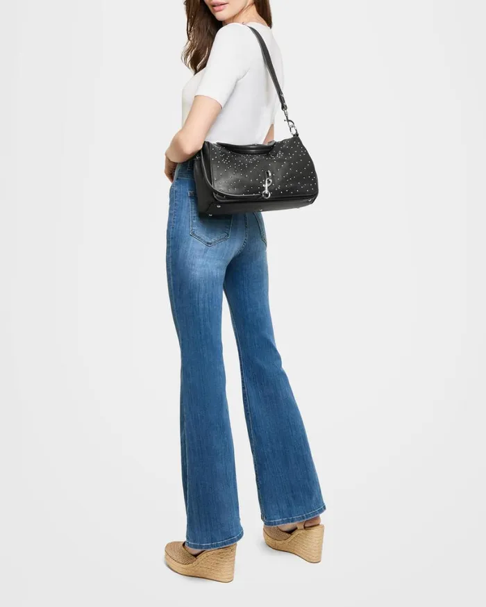Inner Peace Large Convertible Shoulder Scattered Studs Women Aimee Kestenberg Shoulder Bags