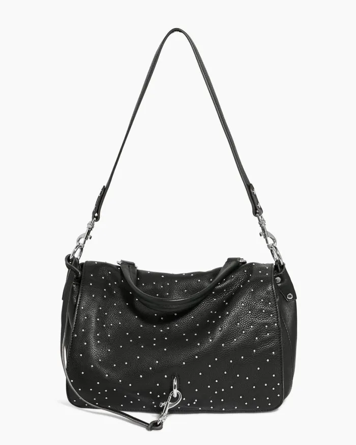Inner Peace Large Convertible Shoulder Scattered Studs Women Aimee Kestenberg Shoulder Bags