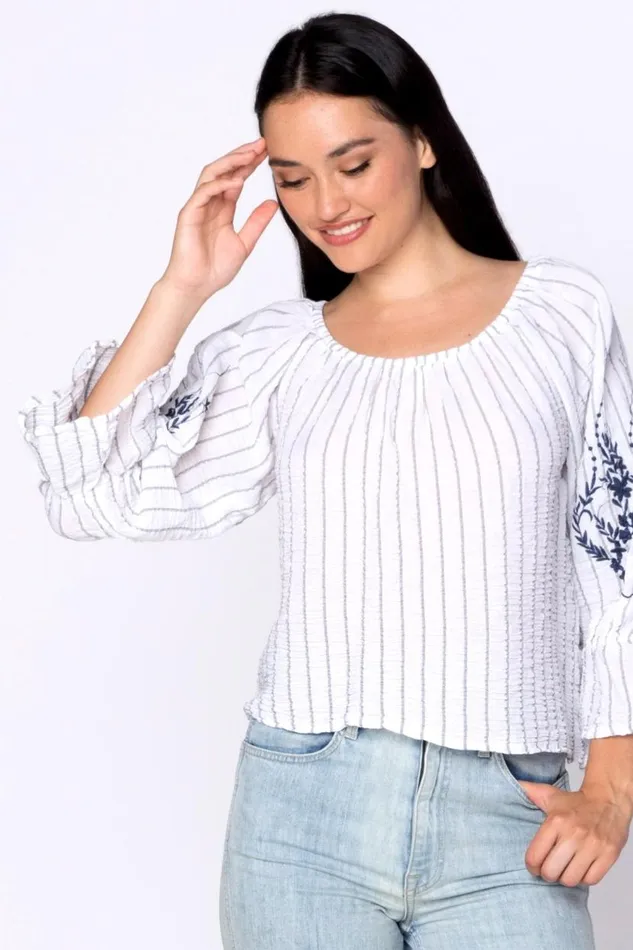 Isabel Blouse White Clothing XCVI ShirtsBlouses