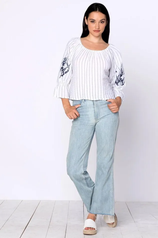 Isabel Blouse White Clothing XCVI ShirtsBlouses