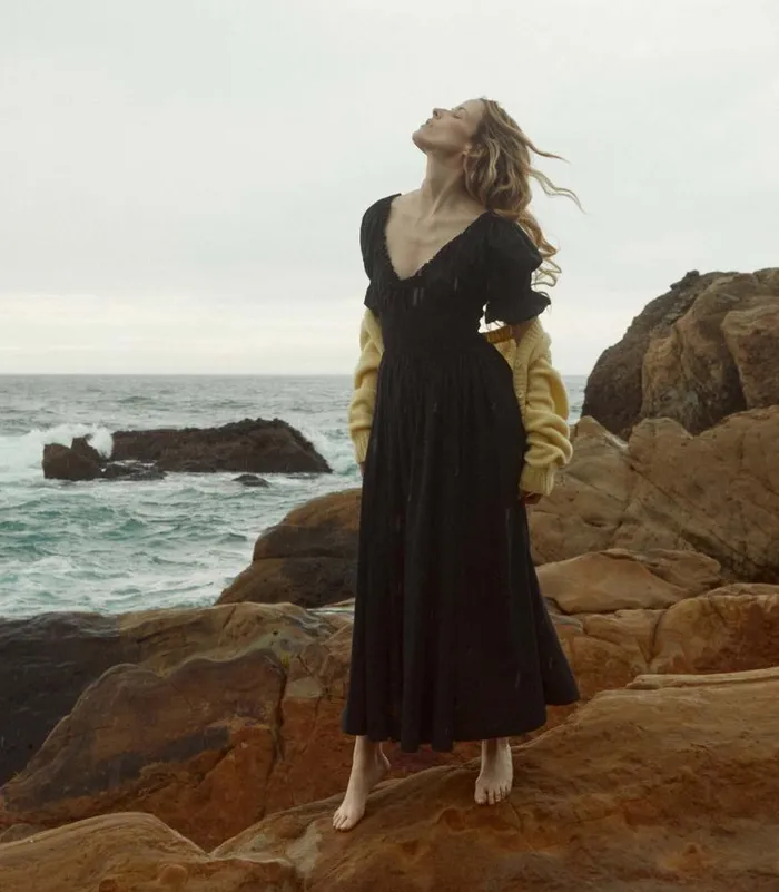 ISCHIA DRESS Navy Shop DEN Dresses