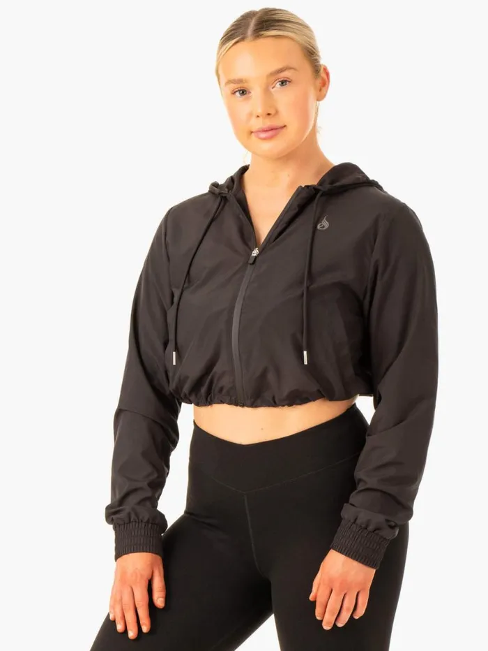 Jackets and Jumpers Womens Ryderwear Element Windbreaker Black