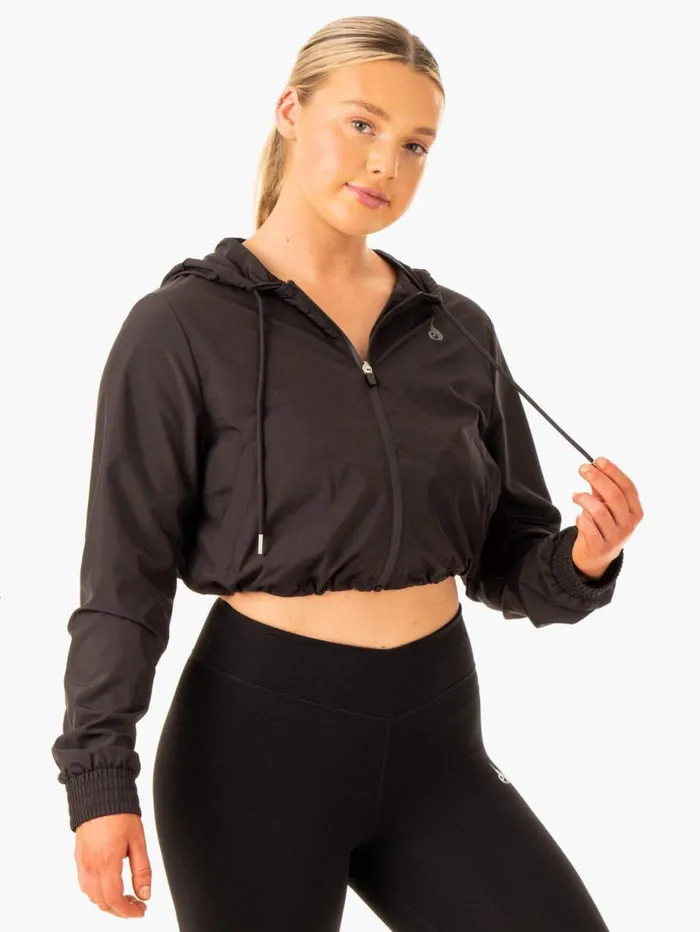 Jackets and Jumpers Womens Ryderwear Element Windbreaker Black