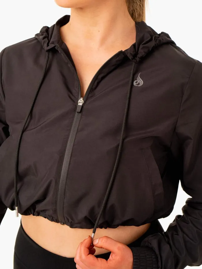 Jackets and Jumpers Womens Ryderwear Element Windbreaker Black