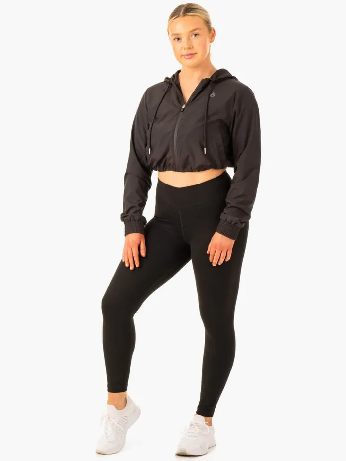 Jackets and Jumpers Womens Ryderwear Element Windbreaker Black