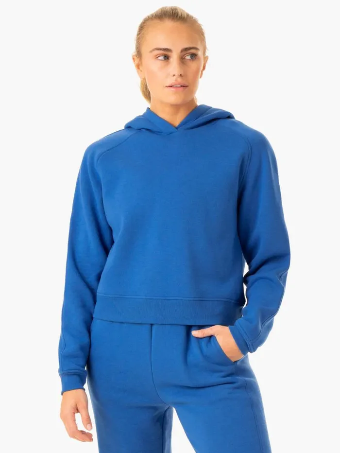 Jackets and Jumpers Womens Ryderwear Sideline Hoodie Cobalt Blue