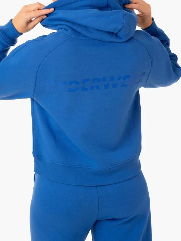 Jackets and Jumpers Womens Ryderwear Sideline Hoodie Cobalt Blue