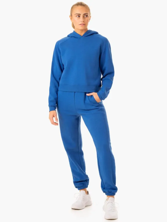 Jackets and Jumpers Womens Ryderwear Sideline Hoodie Cobalt Blue