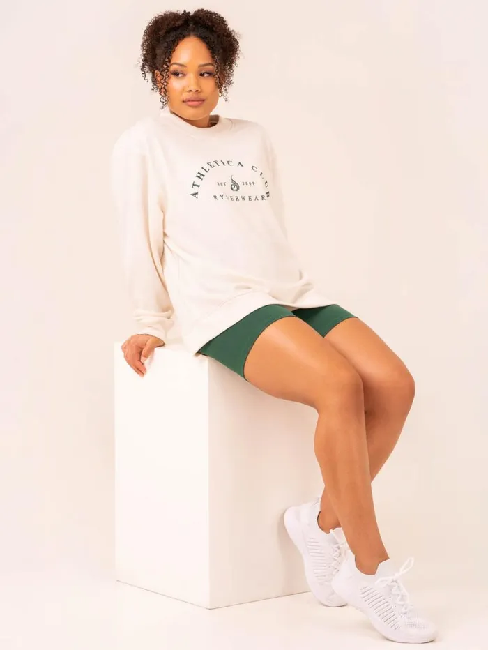 Jackets and Jumpers Womens Ryderwear Tempo Sweater Off White