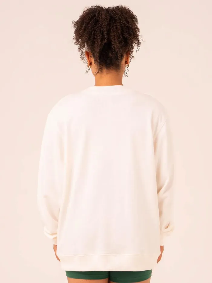 Jackets and Jumpers Womens Ryderwear Tempo Sweater Off White