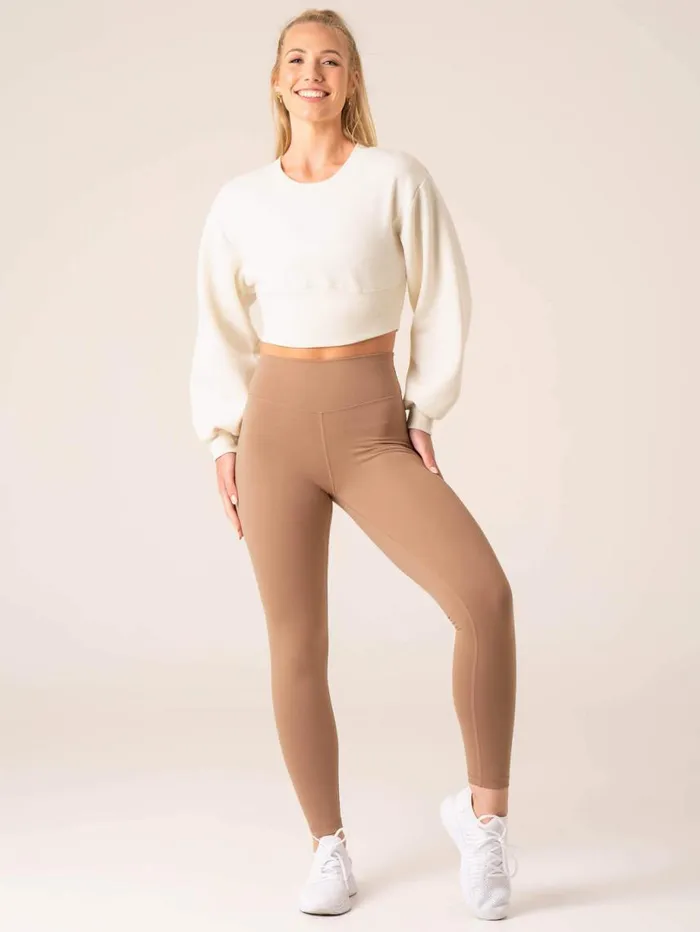 Jackets and Jumpers Womens Ryderwear Unstoppable Sweater Vanilla