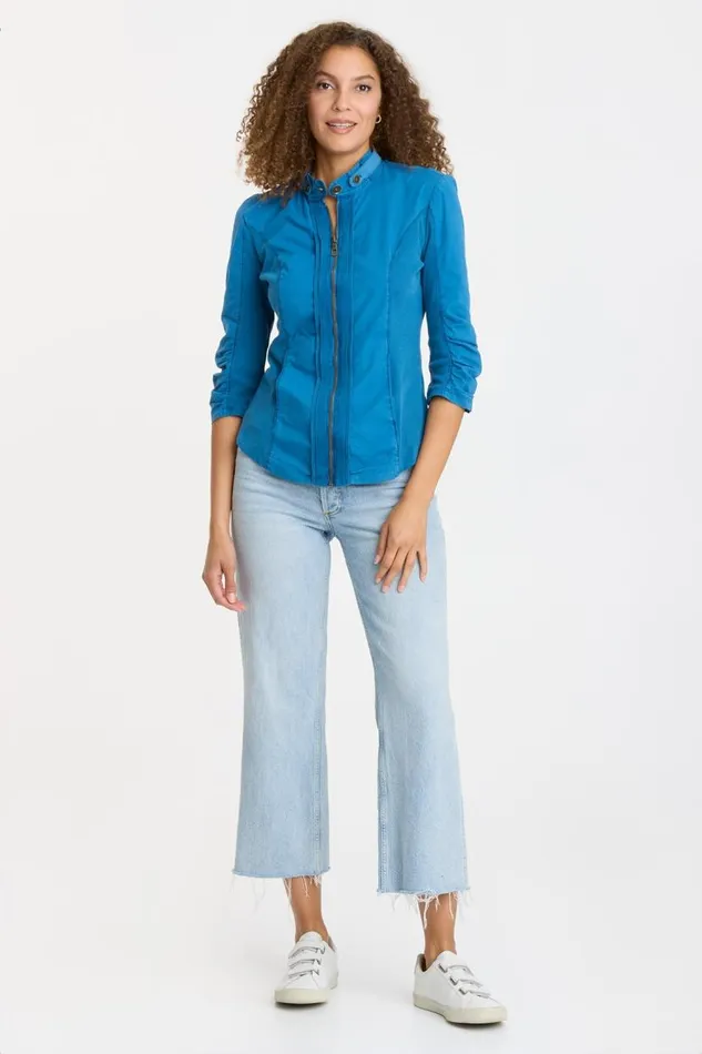 Janet Jacket Poseidon Pigment Clothing XCVI Jackets