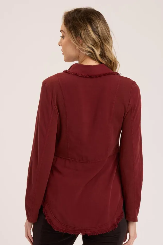 Jareth Shacket Port Pigment Clothing XCVI ShirtsBlouses