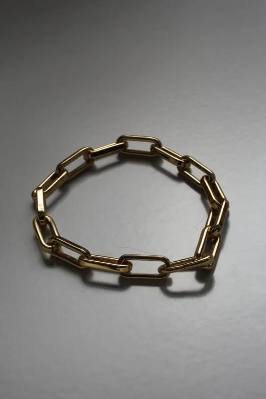 Jewellery Accessories Damson Madder Mega Gold Chain Bracelet