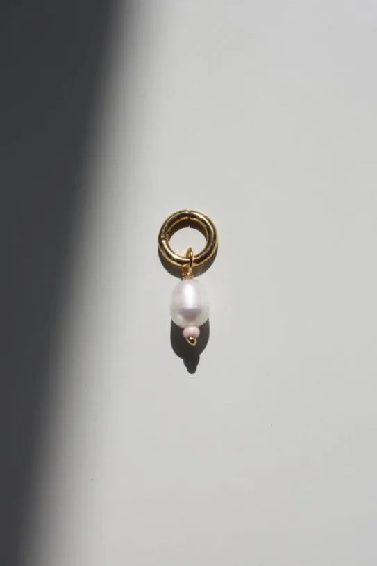 Jewellery Accessories Damson Madder Pink Freshwater Pearl Charm