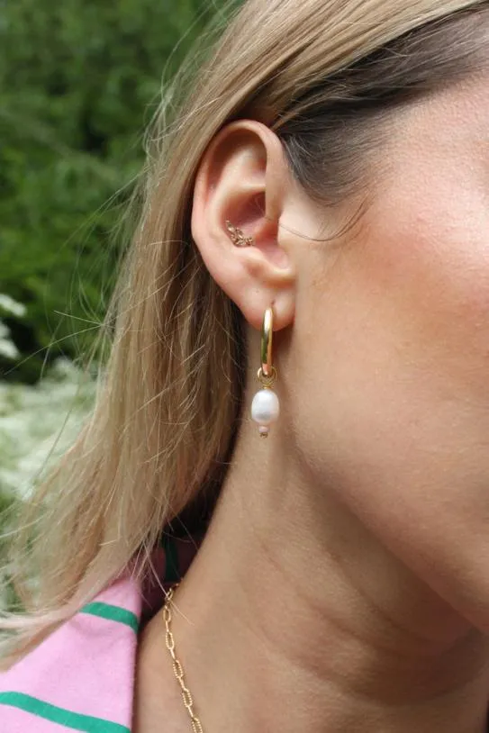 Jewellery Accessories Damson Madder Pink Freshwater Pearl Charm