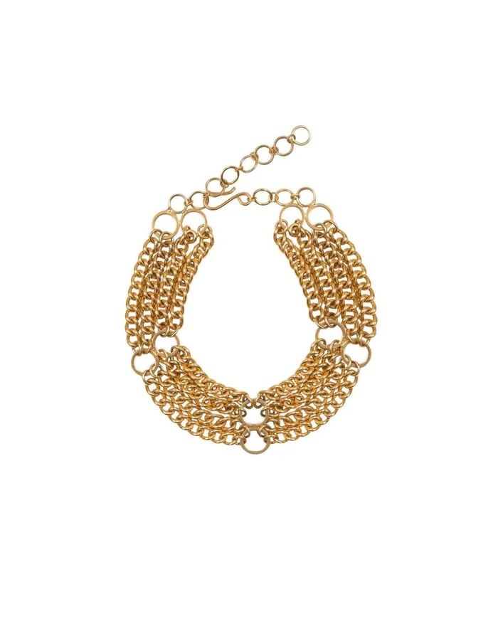 Jewelry Women ViX Paula Hermanny Baska Necklace 8211 Gold