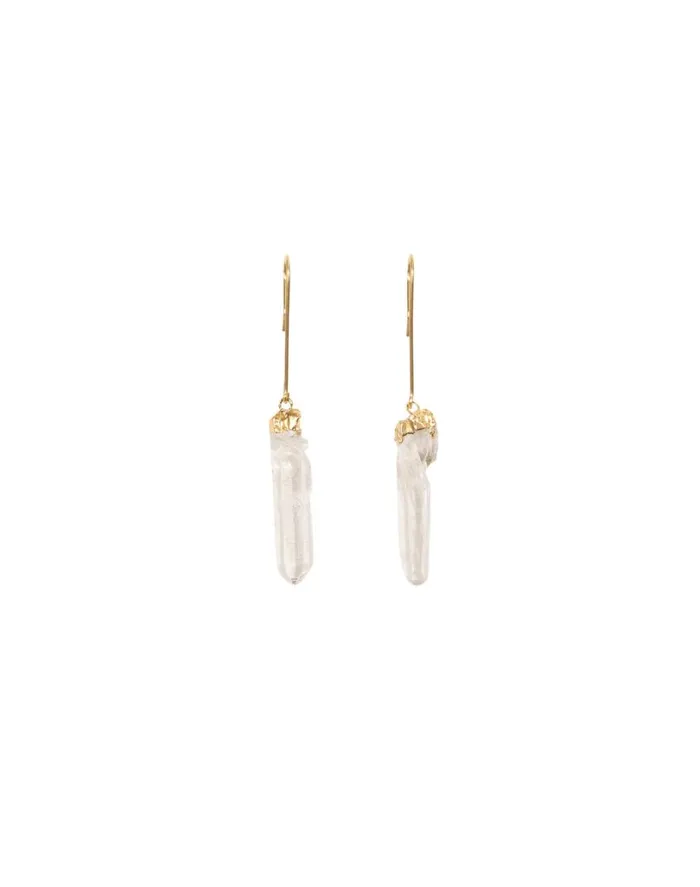 Jewelry Women ViX Paula Hermanny Cristal Earrings 8211 Gold