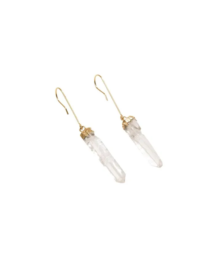 Jewelry Women ViX Paula Hermanny Cristal Earrings 8211 Gold
