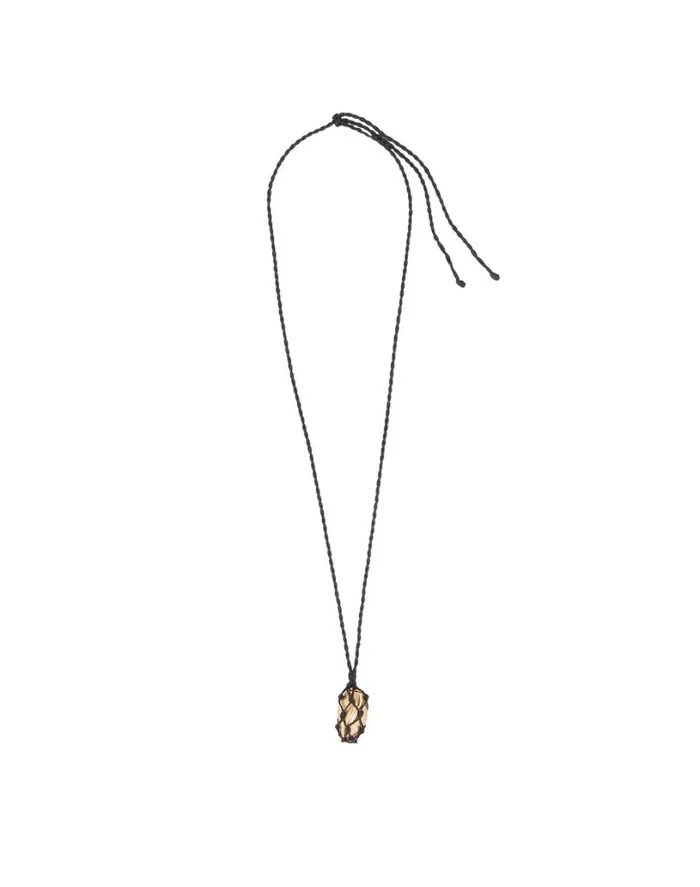 Jewelry Women ViX Paula Hermanny Stone Necklace 8211 Black
