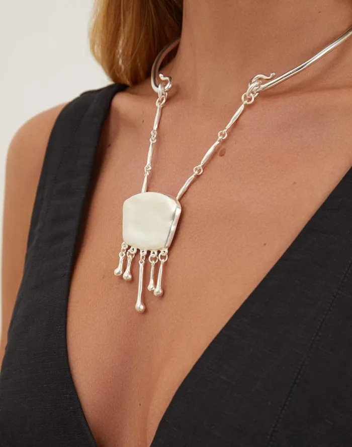 Jewelry Women ViX Paula Hermanny Zaya Collar 8211 Silver
