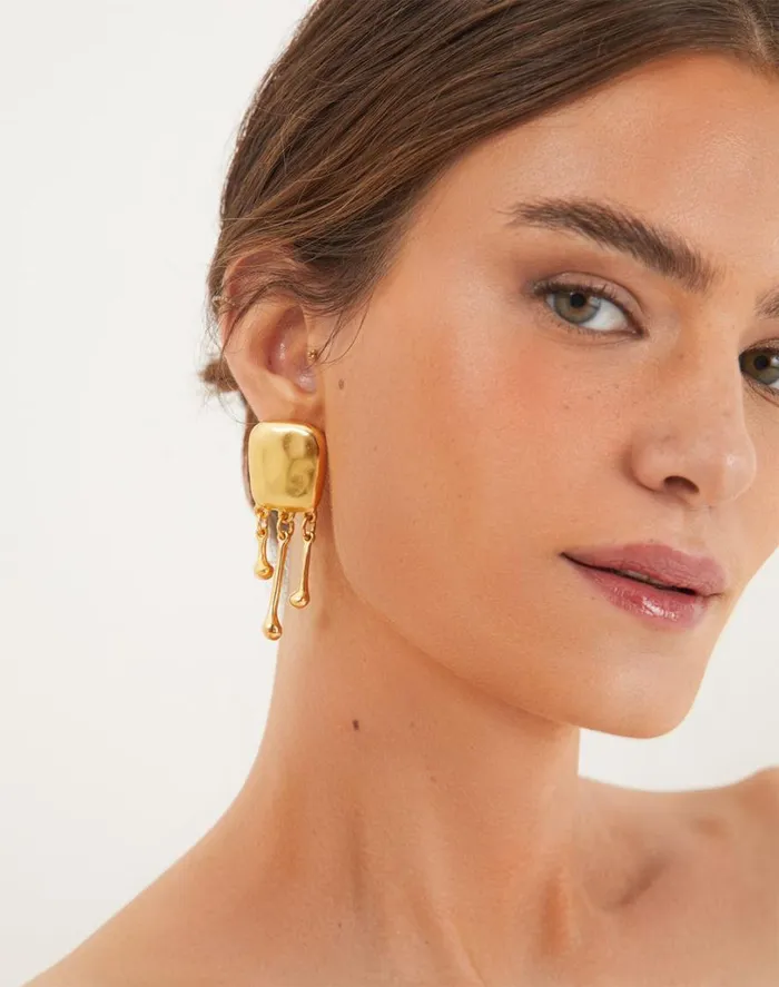 Jewelry Women ViX Paula Hermanny Zaya Earrings 8211 Gold